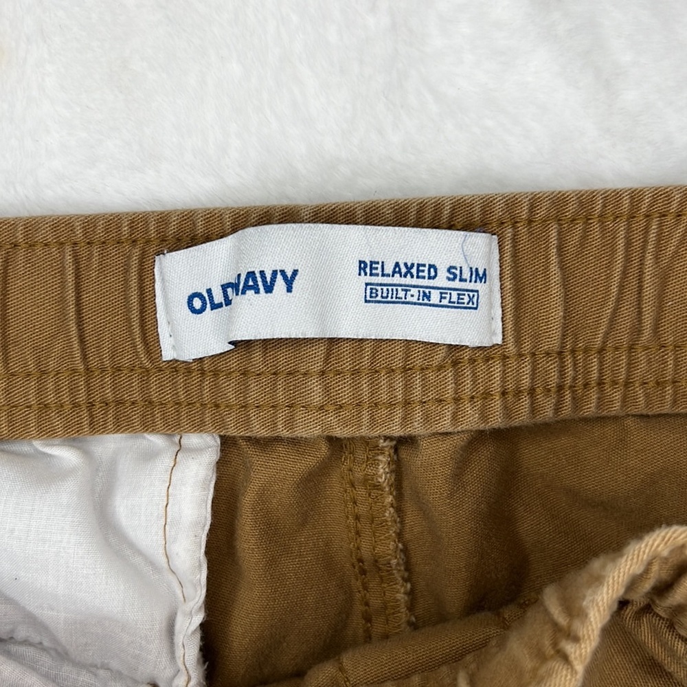 BOYS XL Husky Old Navy Relaxed Slim Built In Flex Pants - Picture 3 of 5